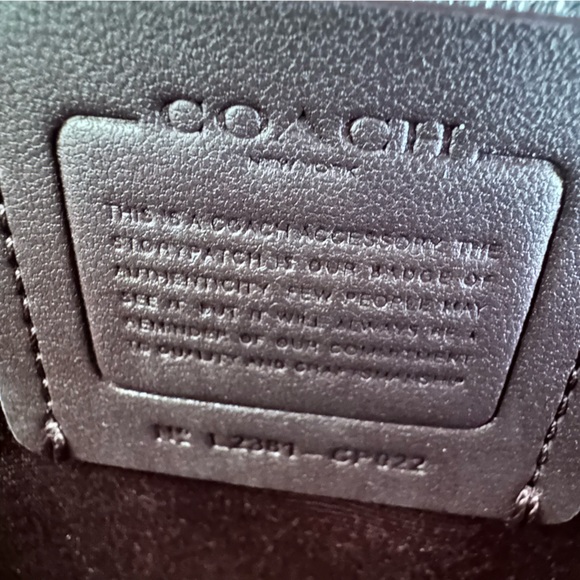 Coach Heart Crossbody In Signature Canvas With Heart Print style CP022 - Picture 11 of 16